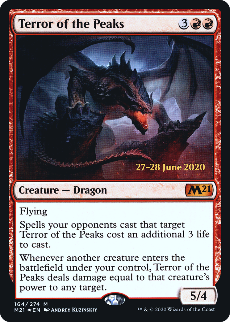 Terror of the Peaks (PRE-164S) - Core Set 2021 Promos Foil