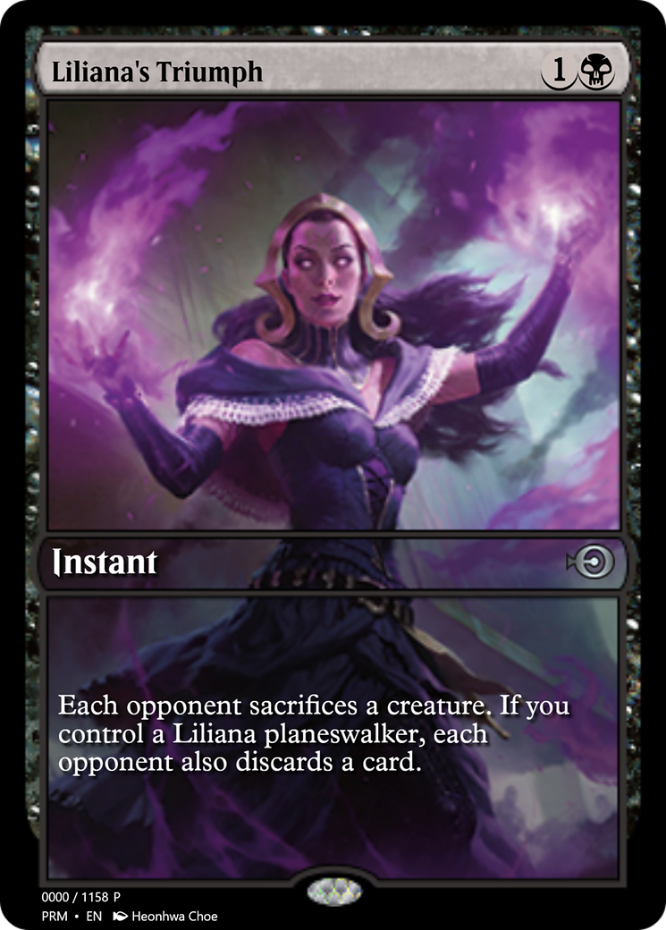 Liliana's Triumph (PRM-72221) - Magic Online Promos Foil