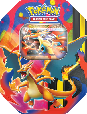 POKEMON MEGA CHARIZARD TIN Mega Charizard Y ex