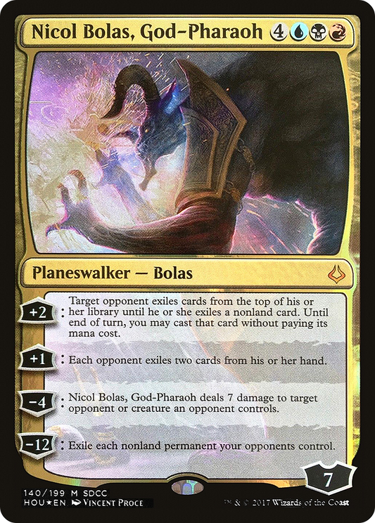 Nicol Bolas, God-Pharaoh (MEDIA-140) - San Diego Comic-Con 2017 Foil