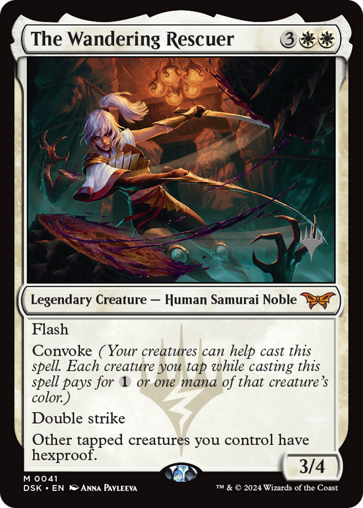 The Wandering Rescuer (PPDSK-41P) - Duskmourn: House of Horror Promos Foil