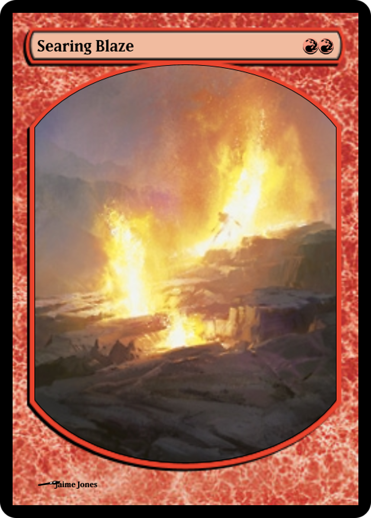 Searing Blaze (PRM-39630) - Magic Online Promos Foil