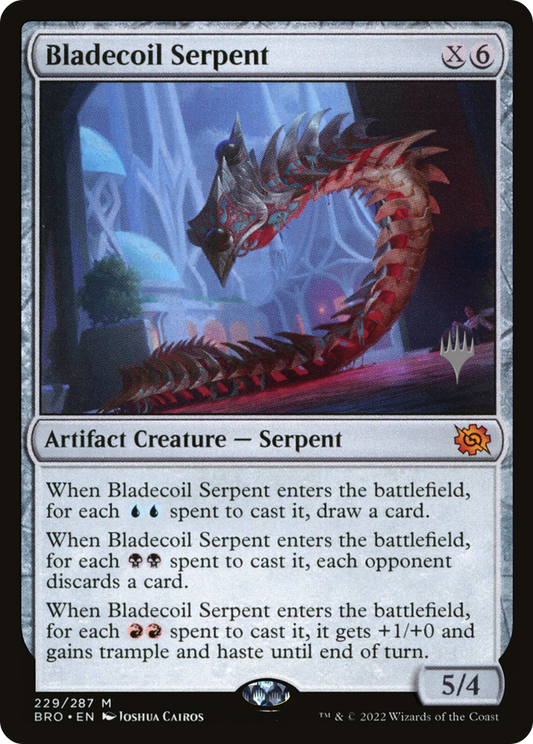 Bladecoil Serpent (PPBRO-229P) - The Brothers' War Promos