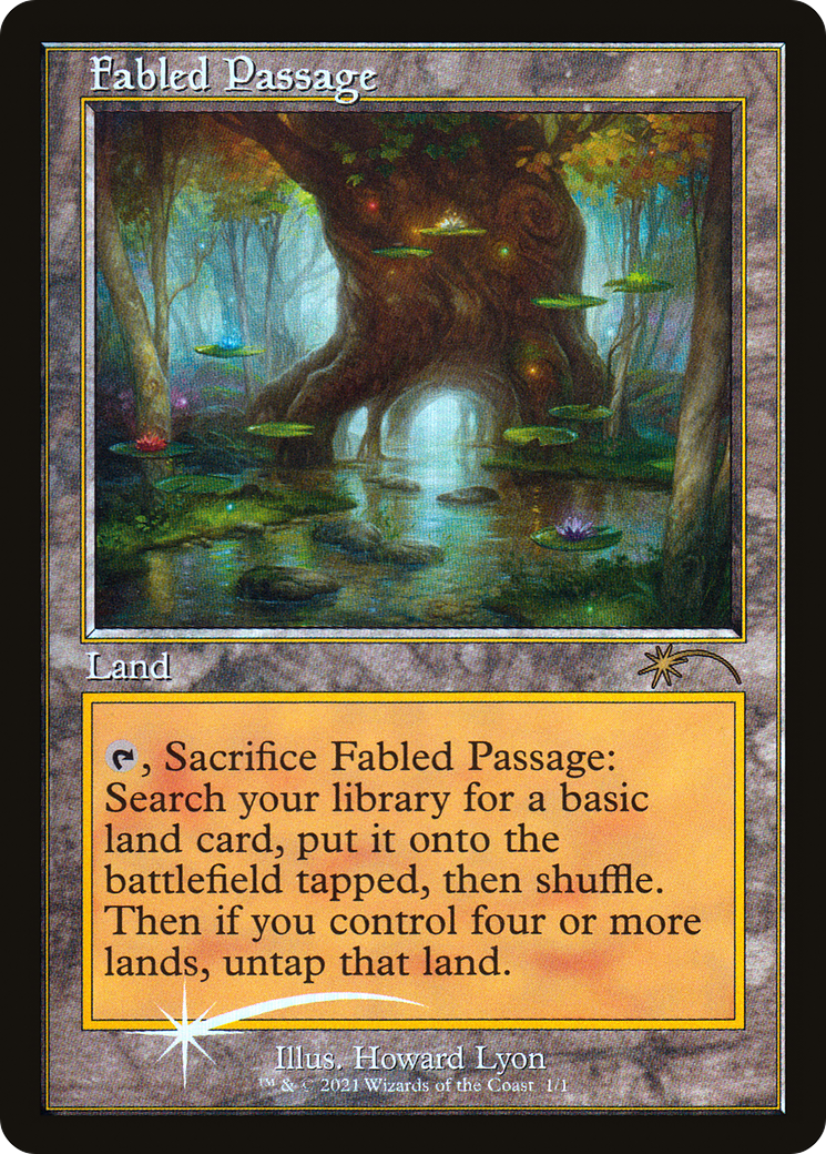 Fabled Passage (WPN-004) - Wizards Play Network 2021 Foil