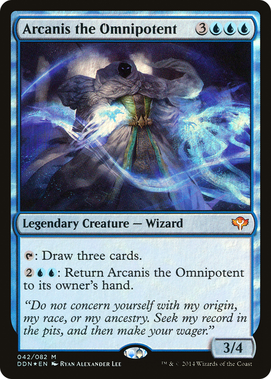 Arcanis the Omnipotent (DDN-042) - Duel Decks: Speed vs. Cunning Foil