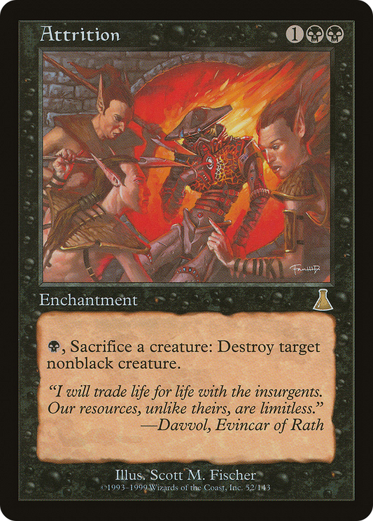 Attrition (UDS-052) - Urza's Destiny Foil