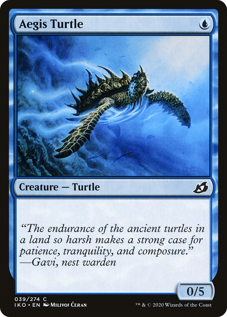 Aegis Turtle (IKO-039) - Ikoria: Lair of Behemoths