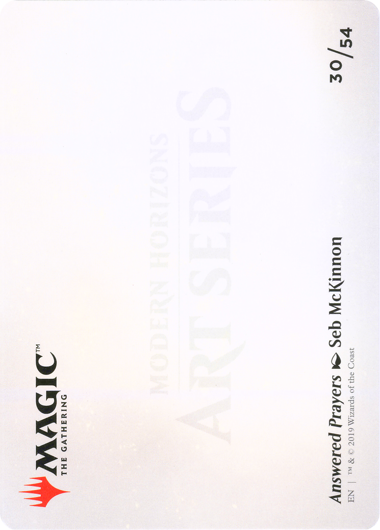 Answered Prayers // Answered Prayers (AMH1-030) - Modern Horizons Art Series (Borderless)