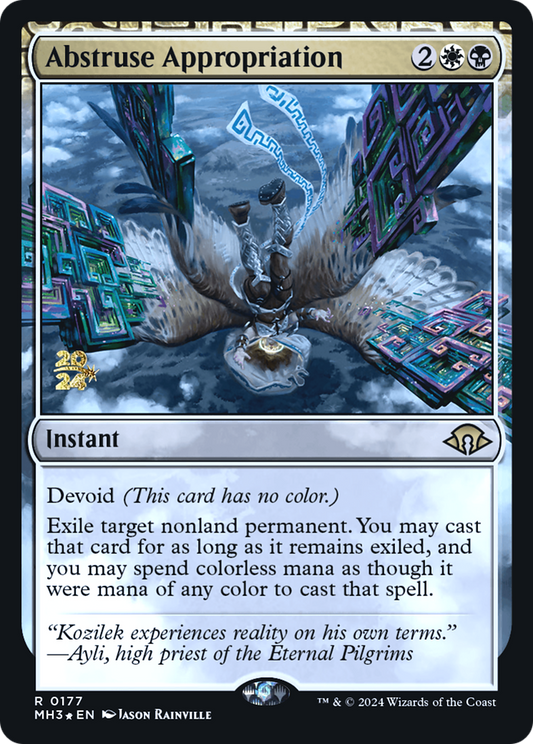 Abstruse Appropriation (PRE-177S) - Modern Horizons 3 Promos: (devoid) Foil