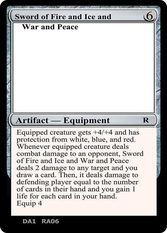 Sword of Fire and Ice and War and Peace (UNK-RA06C) - Unknown Event