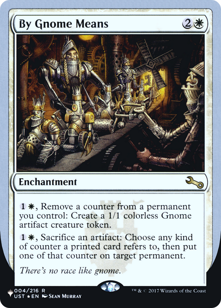 By Gnome Means (LIST-001) - The List (Unfinity Foil Edition) Foil