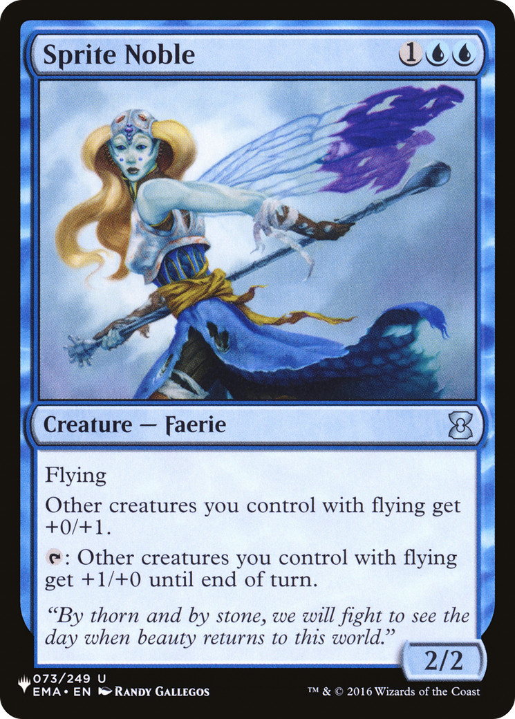 Sprite Noble (LIST-EMA-73) - The List