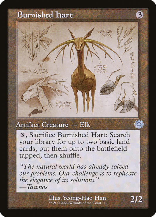 Burnished Hart (BRR-071) - The Brothers' War Retro Artifacts Foil