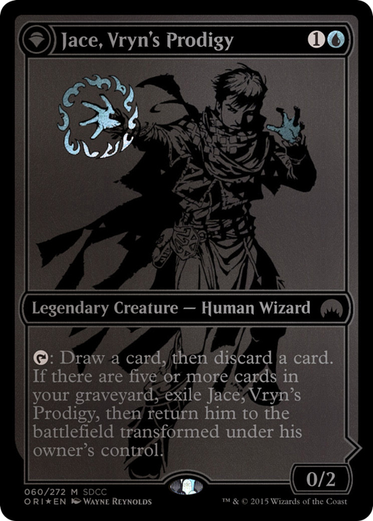 Jace, Vryn's Prodigy // Jace, Telepath Unbound (MEDIA-060) - San Diego Comic-Con 2015: (originpwdfc) Foil
