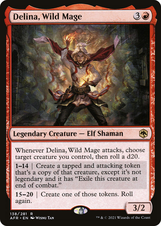 Delina, Wild Mage (AFR-138) - Adventures in the Forgotten Realms