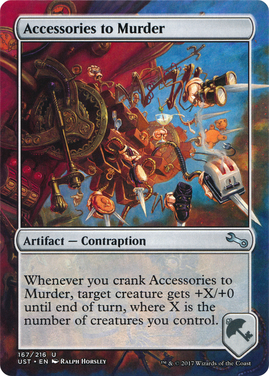 Accessories to Murder (UST-167) - Unstable (Borderless)