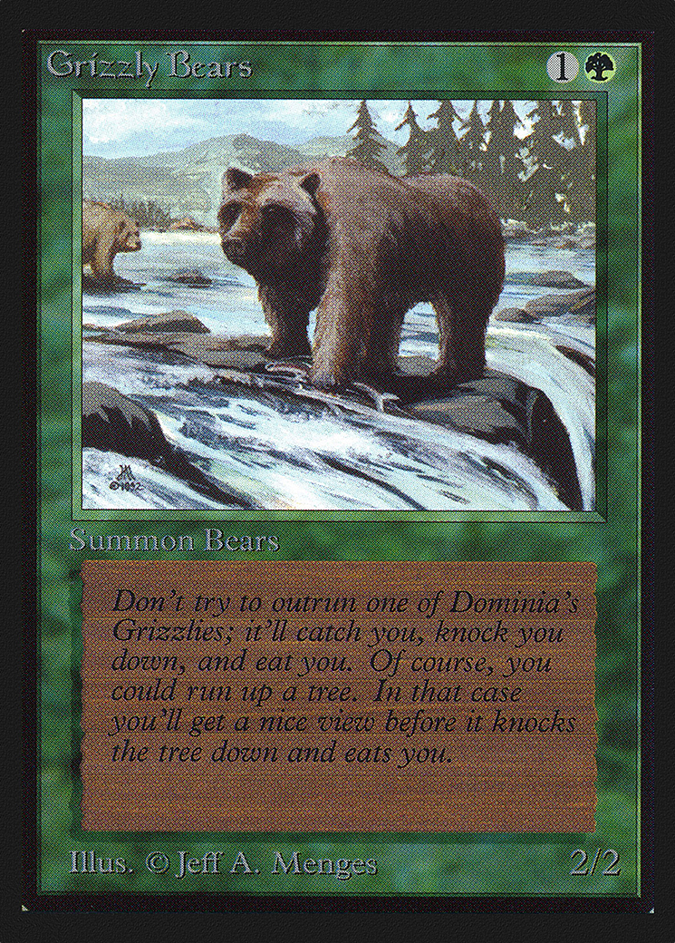 Grizzly Bears (IED-200) - Intl. Collectors' Edition