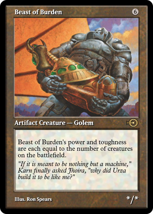 Beast of Burden (PRM-32198) - Magic Online Promos Foil