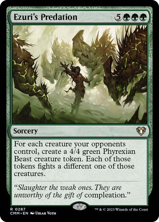 Ezuri's Predation (CMM-287) - Commander Masters Foil