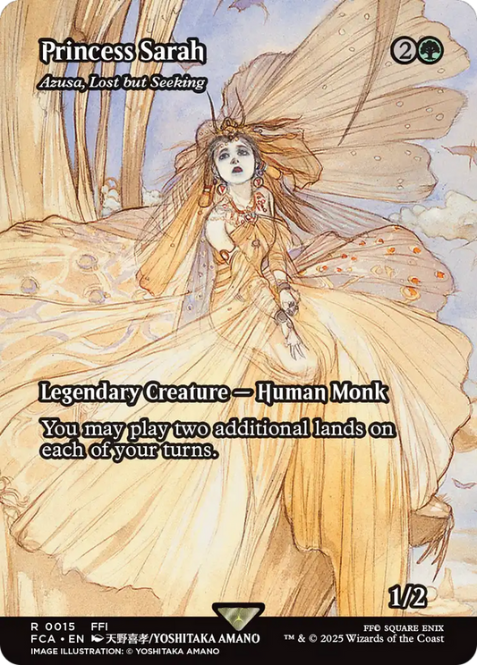 Princess Sarah - Azusa, Lost but Seeking (Showcase) (FCA-015) - FINAL FANTASY: Through the Ages Foil