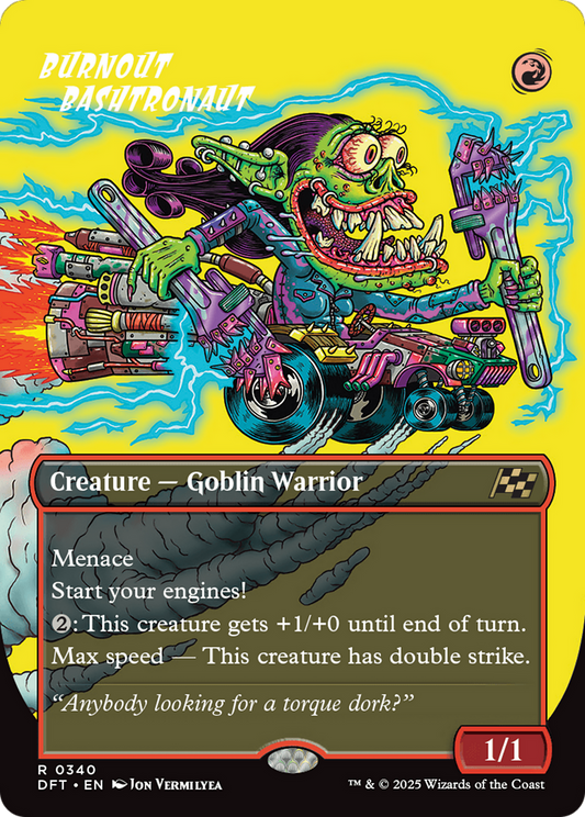 Burnout Bashtronaut (DFT-340) - Aetherdrift (Borderless) Foil