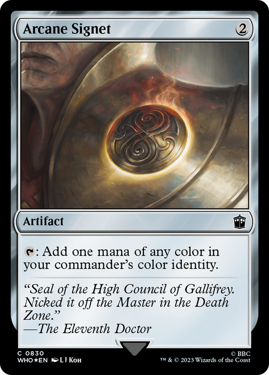 Arcane Signet (WHO-830) - Doctor Who Foil