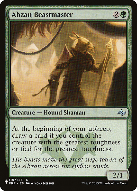 Abzan Beastmaster (LIST-FRF-119) - The List