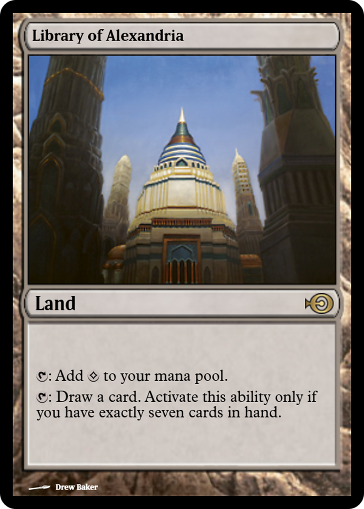Library of Alexandria (PRM-46940) - Magic Online Promos Foil