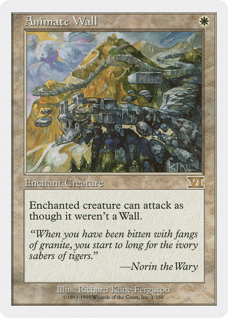 Animate Wall (6ED-001) - Classic Sixth Edition