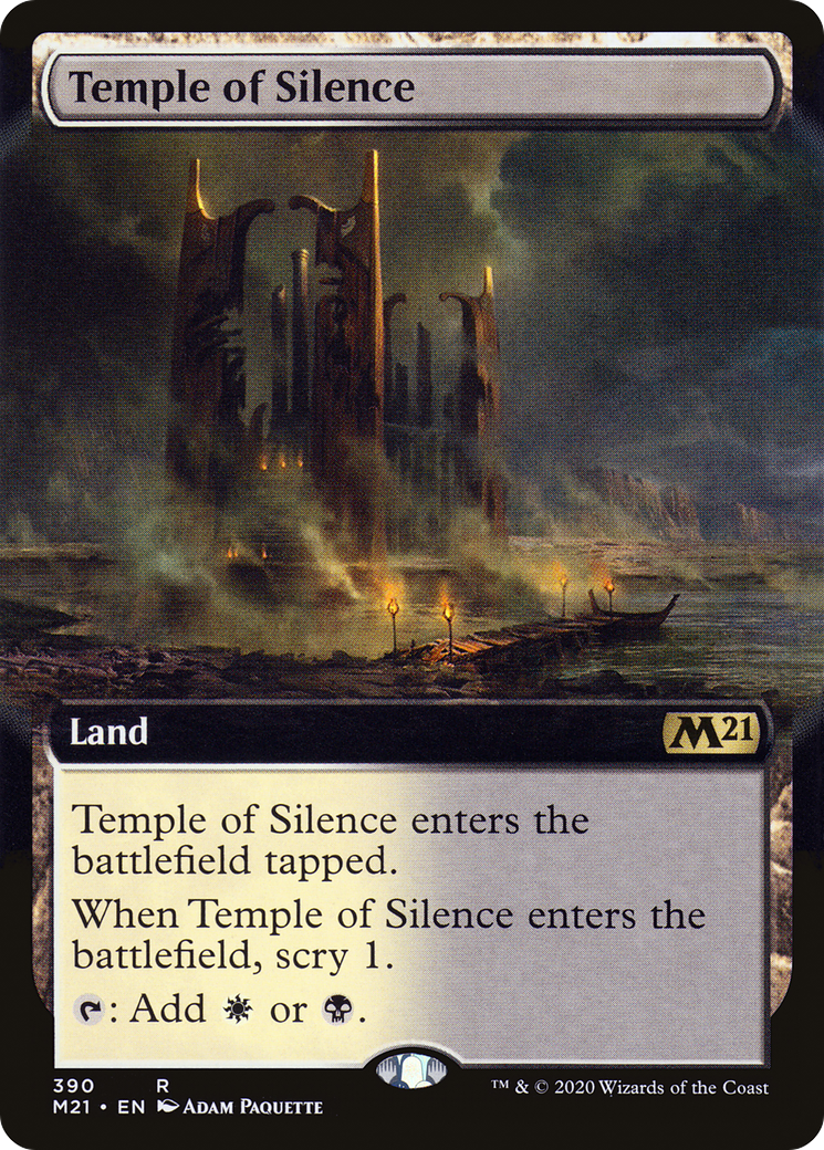 Temple of Silence (M21-390) - Core Set 2021: (Extended Art)