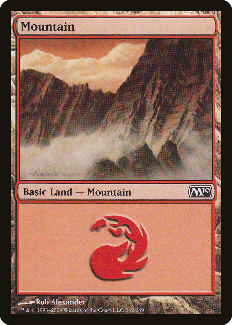 Mountain (M10-242) - Magic 2010 Foil