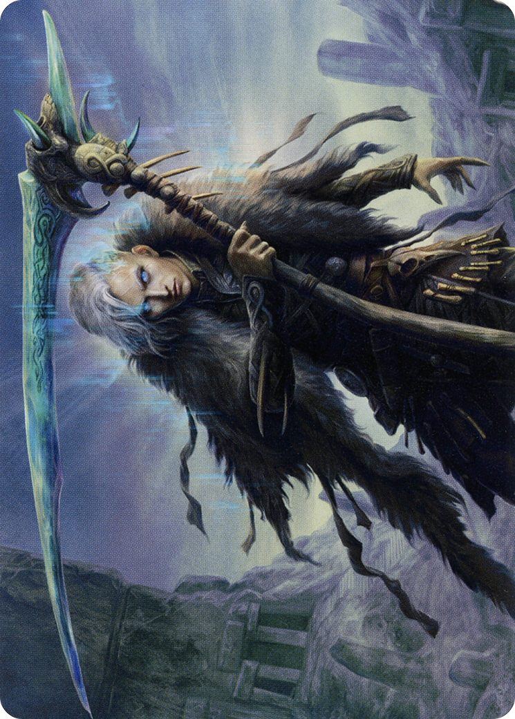 Egon, God of Death // Egon, God of Death (AKHM-024) - Kaldheim Art Series (Borderless) Foil