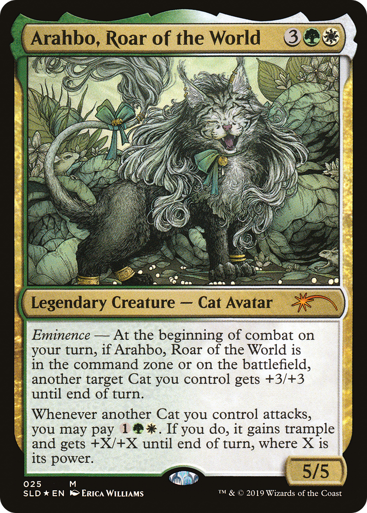 Arahbo, Roar of the World (SLD-025) - Secret Lair Drop Foil