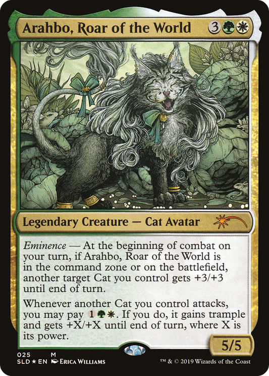 Arahbo, Roar of the World (SLD-025) - Secret Lair Drop Foil