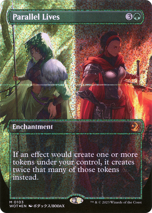 Parallel Lives (WOT-103) - Wilds of Eldraine: Enchanting Tales (Borderless) Foil