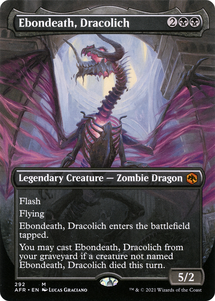 Ebondeath, Dracolich (AFR-292) - Adventures in the Forgotten Realms (Borderless)