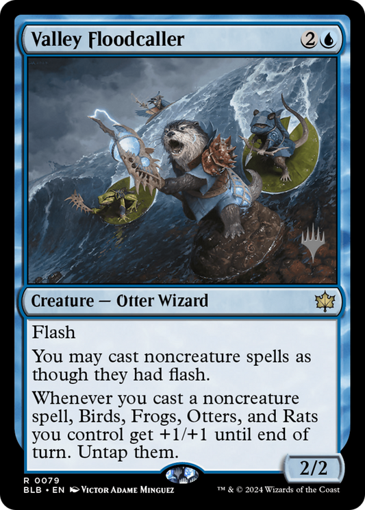 Valley Floodcaller (PPBLB-79P) - Bloomburrow Promos