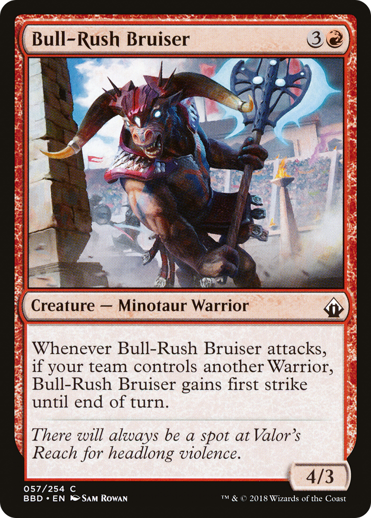 Bull-Rush Bruiser (BBD-057) - Battlebond Foil