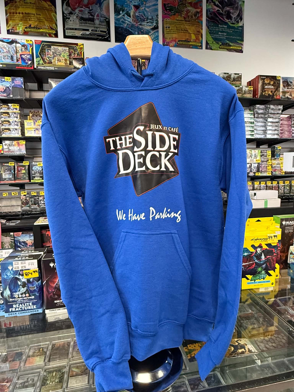 TSD Hoodie "We Have Parking" - Royal Blue