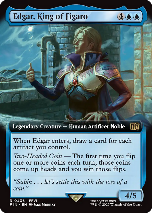 Edgar, King of Figaro (Extended Art) (FIN-436) - FINAL FANTASY Foil