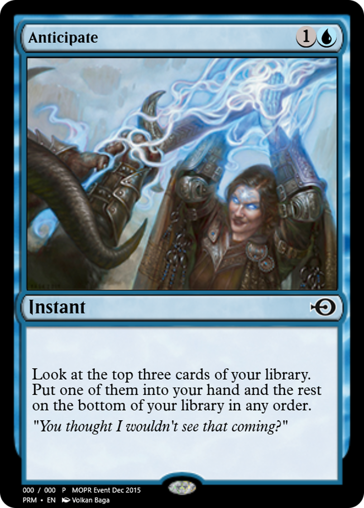 Anticipate (PRM-58267) - Magic Online Promos Foil