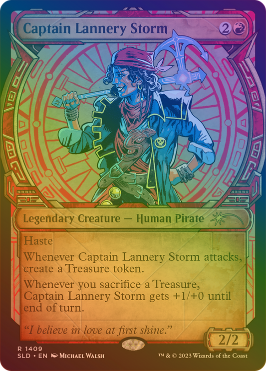 Captain Lannery Storm (SLD-1409★) - Secret Lair Drop: (Showcase) Foil