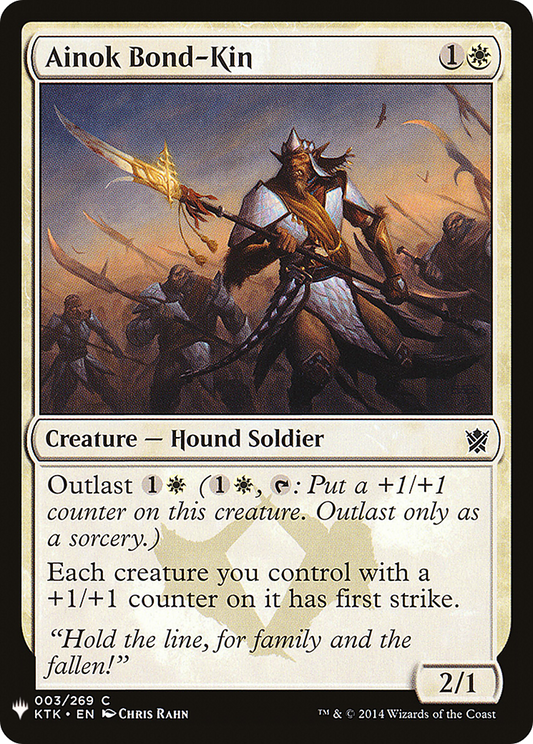 Ainok Bond-Kin (LIST-KTK-3) - The List