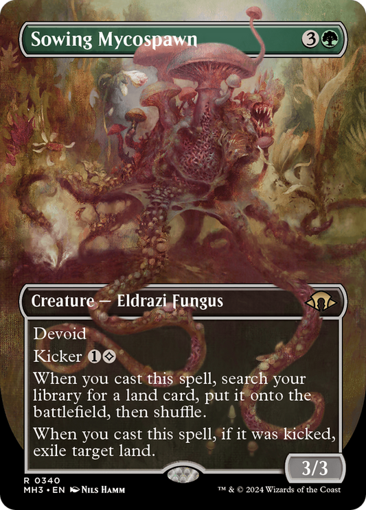 Sowing Mycospawn (MH3-340) - Modern Horizons 3 (Borderless) Foil