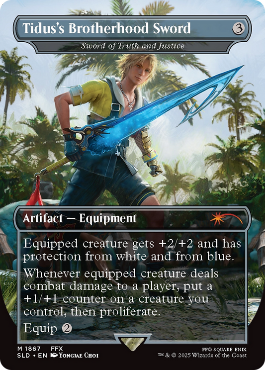 Tidus's Brotherhood Sword - Sword of Truth and Justice (SLD-1867) - Secret Lair Drop Series