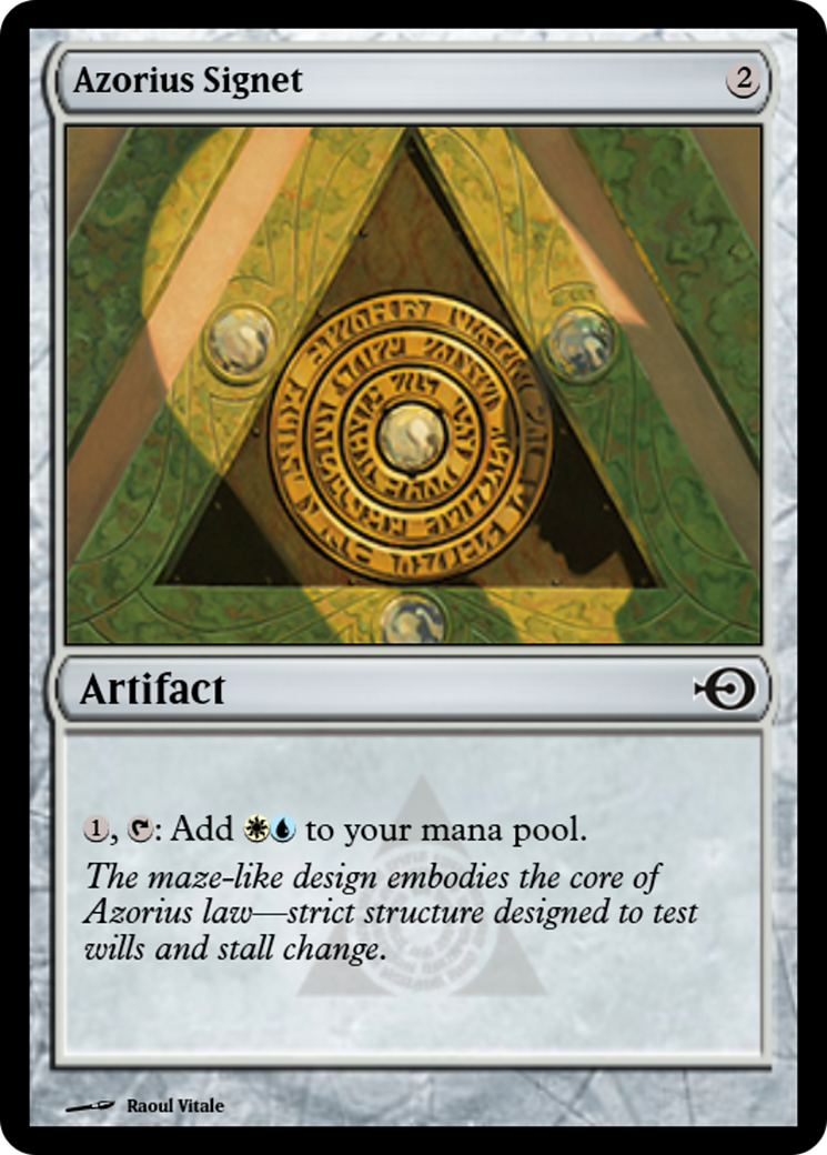 Azorius Signet (PRM-62395) - Magic Online Promos Foil