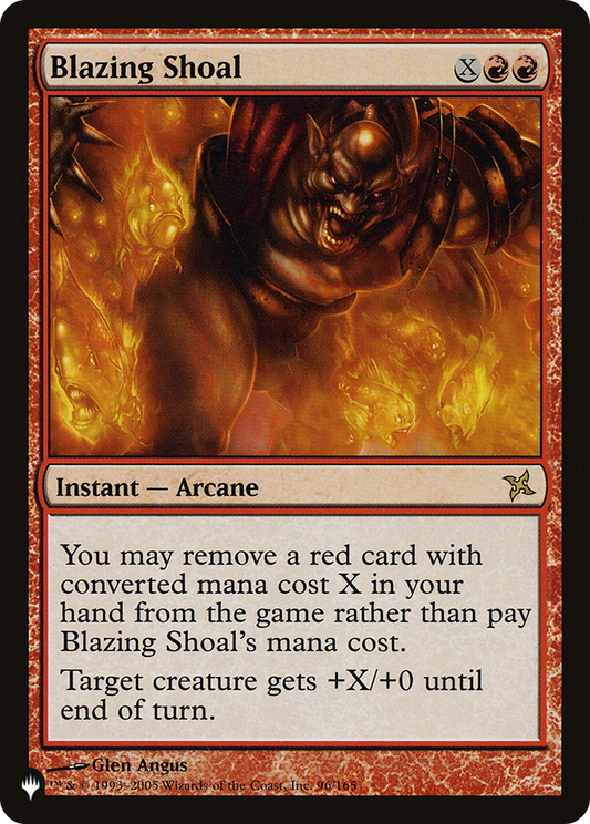 Blazing Shoal (LIST-BOK-96) - The List