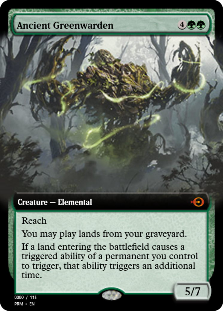 Ancient Greenwarden (PRM-83772) - Magic Online Promos Foil