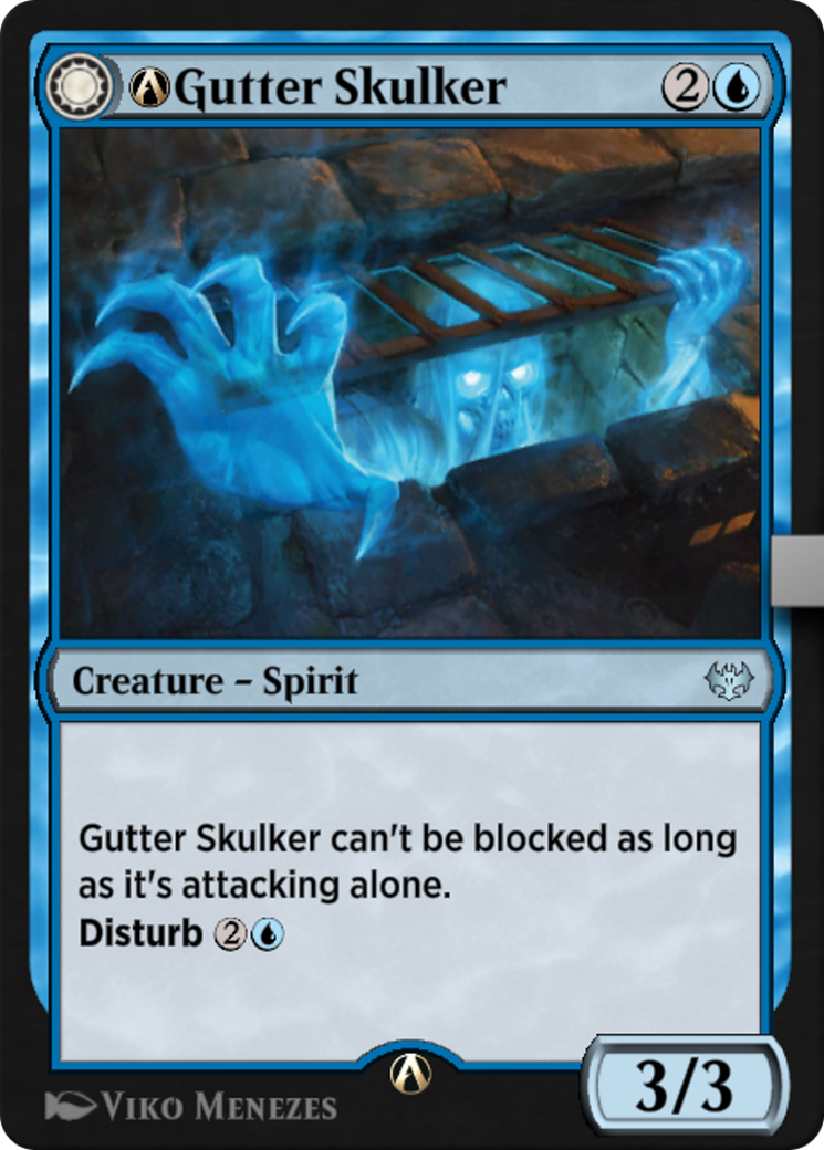 A-Gutter Skulker // A-Gutter Shortcut (VOW-A-62) - Innistrad: Crimson Vow: (Double Faced Transform)