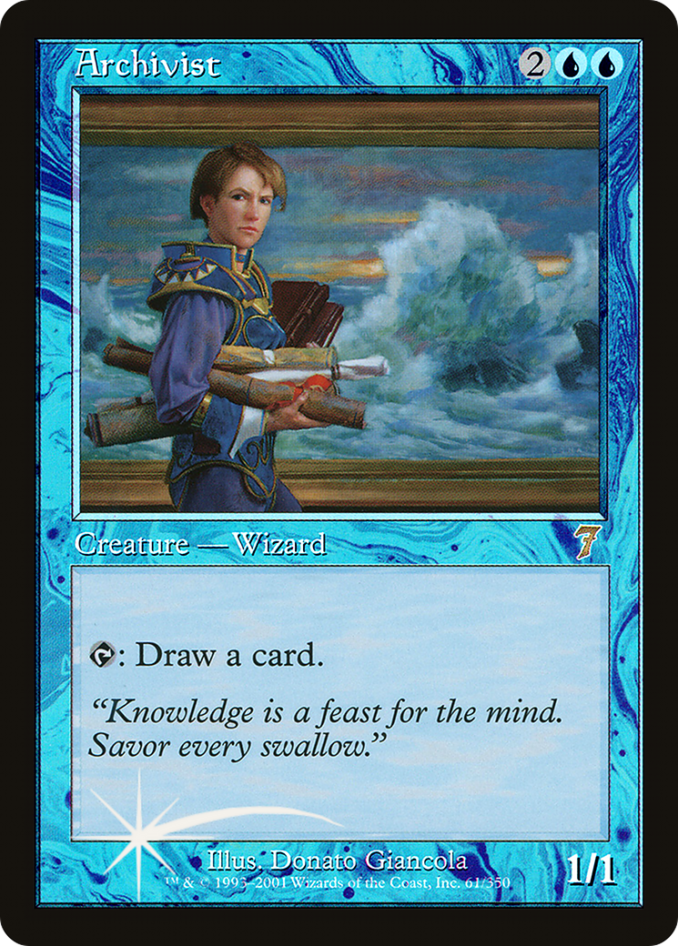 Archivist (7ED-61★) - Seventh Edition Foil